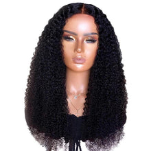 Load image into Gallery viewer, Kinky Curly Lace Frontal New Afro Hair Extensions 100% Human Hair