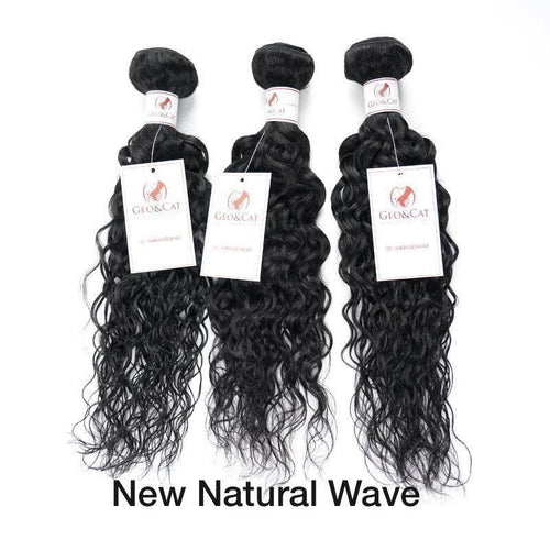 New Natural Wave Hair Extensions 100% Human Hair 1 Bundle